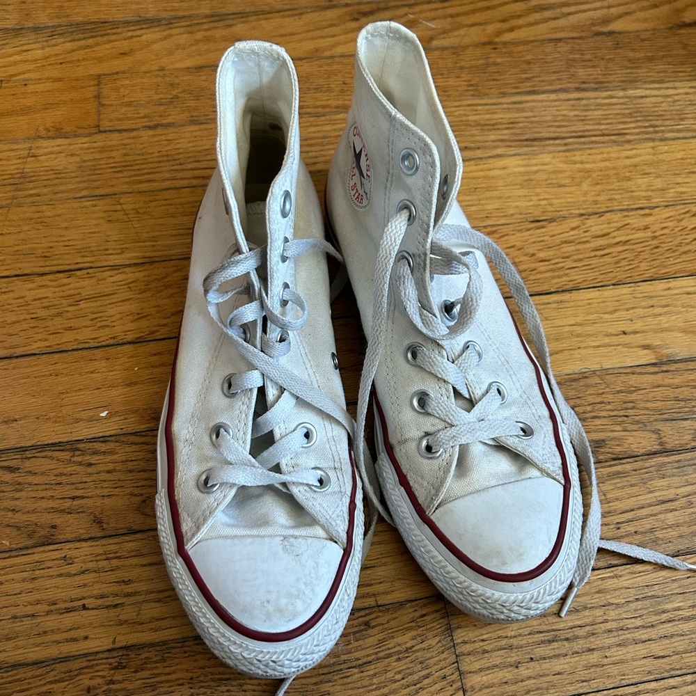 White high top converse
